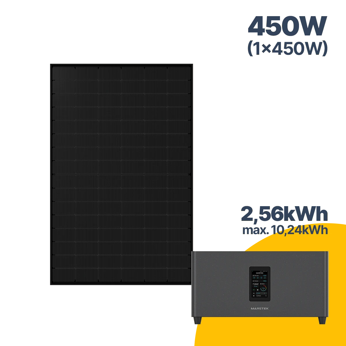 450 W Balkonkraftwerk mit Speicher Jupiter C Plus