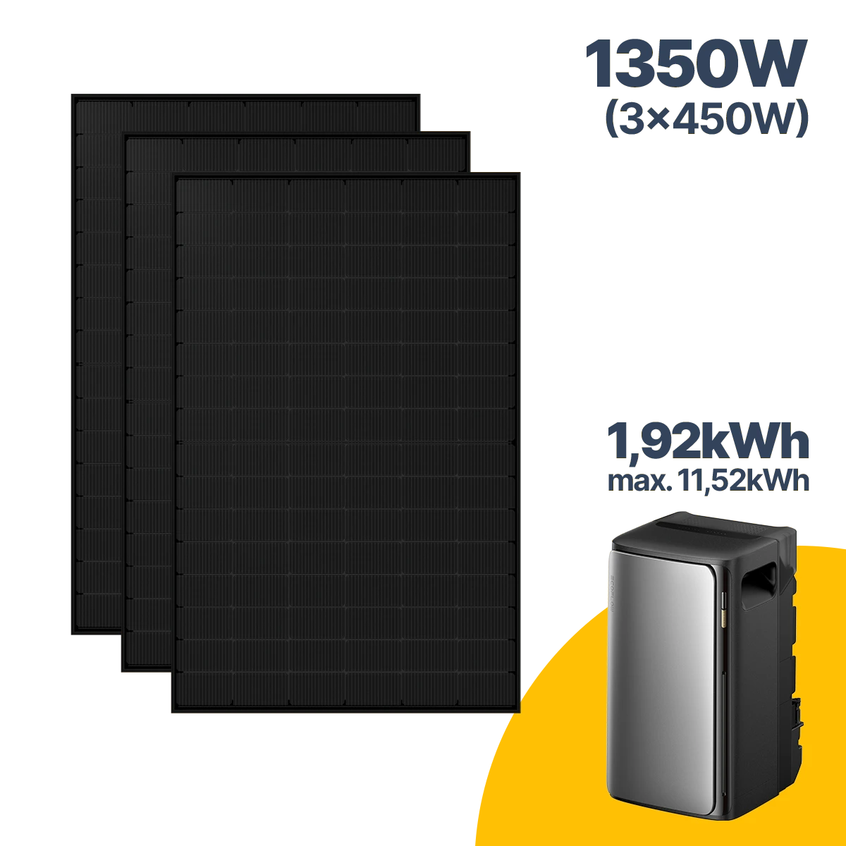 1350 W Balkonkraftwerk mit Speicher EcoFlow STREAM Ultra