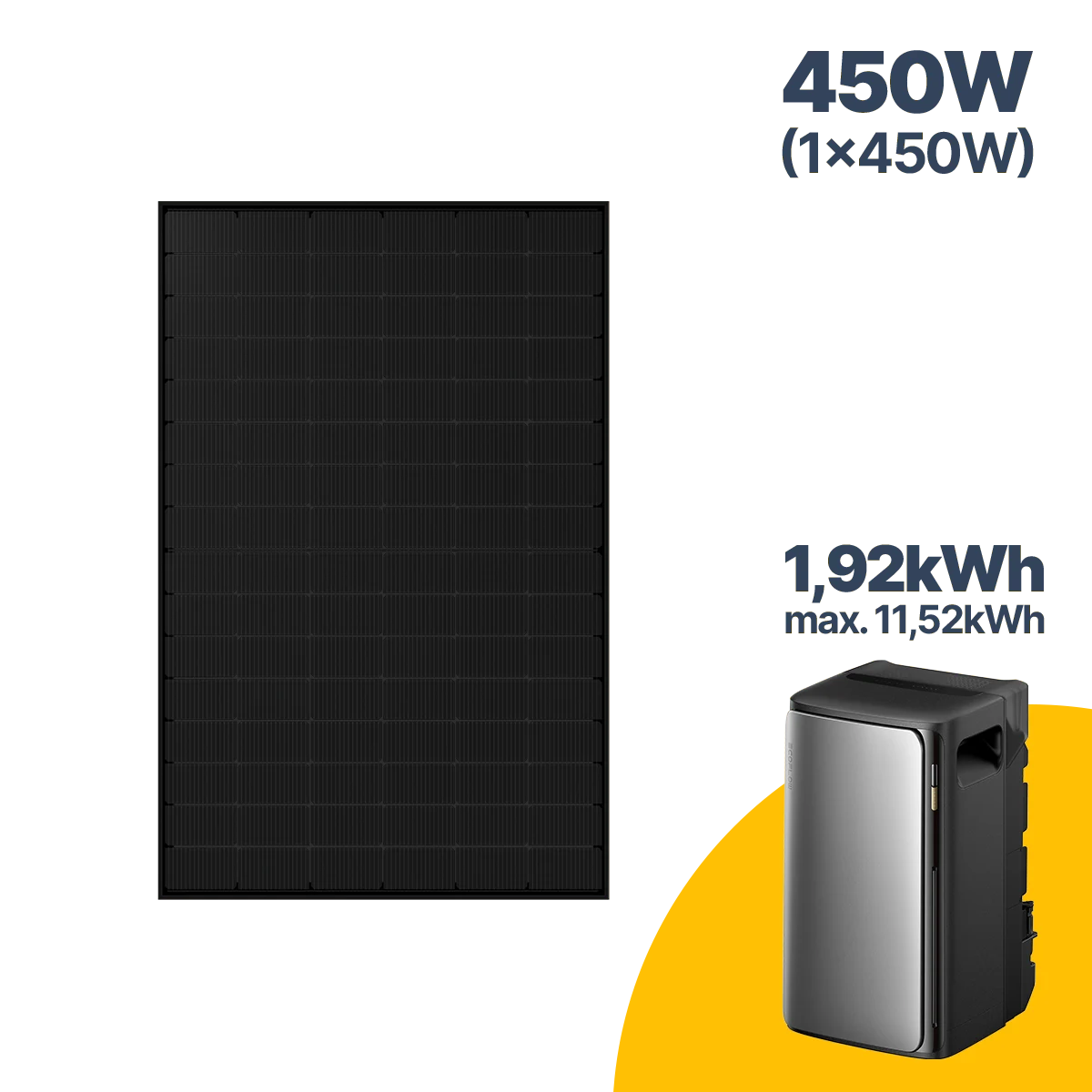 450 W Balkonkraftwerk mit Speicher EcoFlow STREAM Ultra