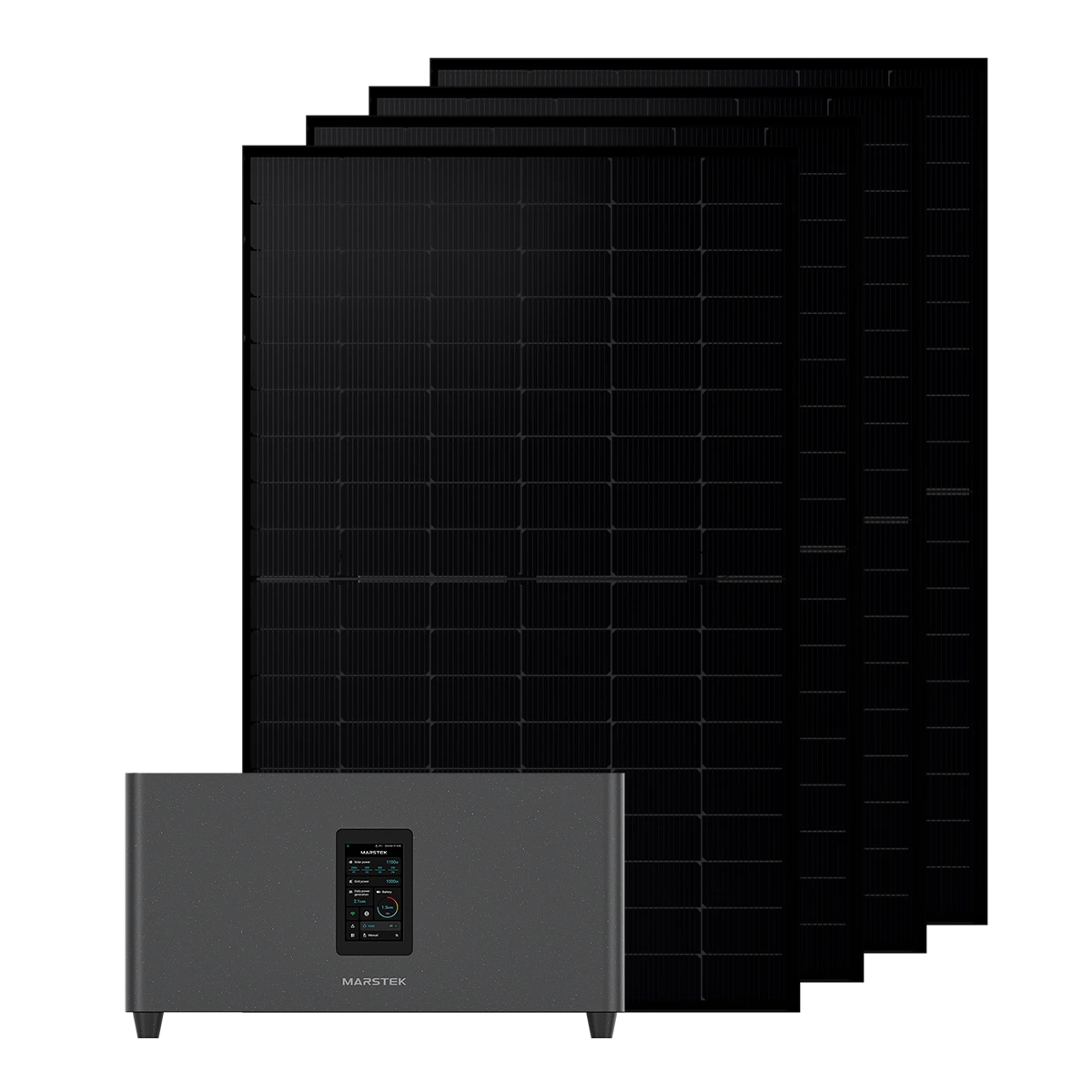 2000 W Balkonkraftwerk Full Black